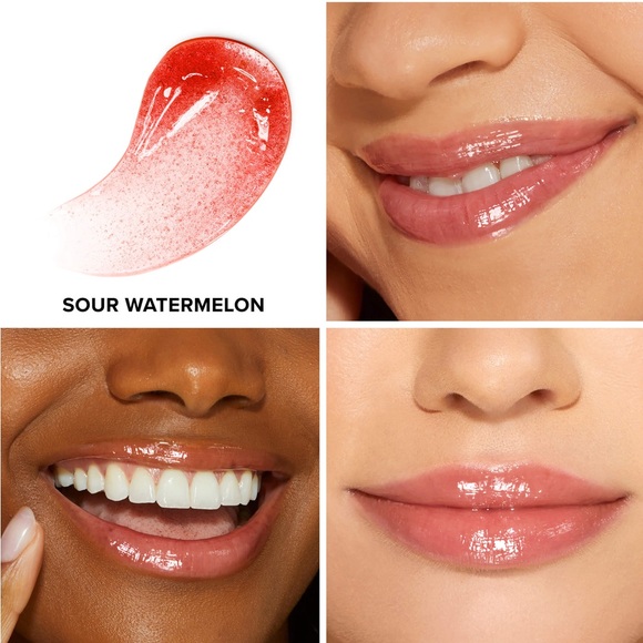SOLD - Too Faced Kissing Jelly Lip Oil Gloss - Sour Watermelon (4.50 mL/0.15 OZ) - Picture 4 of 13